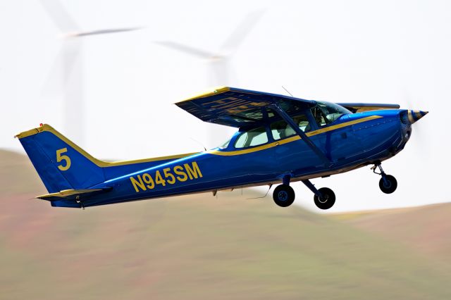 Cessna Skyhawk (N945SM) - Cessna 172P departs Byron Airport, April 2022.