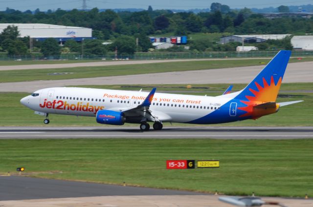 Boeing 737-800 (G-JZBD) - Taken from the top of Freeport Carpark