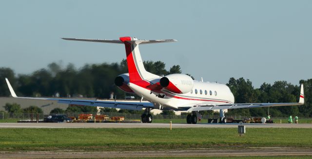 Gulfstream Aerospace Gulfstream V (N846QM) - 6QM showing off her incredible wingspan on the takeoff roll.