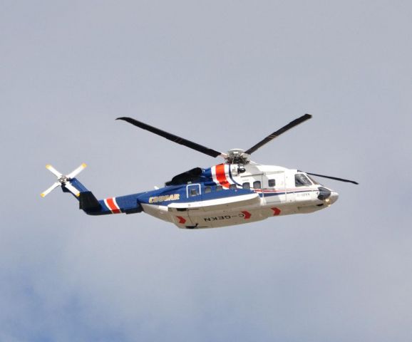 Sikorsky Helibus (CHI92) - Reg:C-GEKN taking off runway 26 Goose Bay