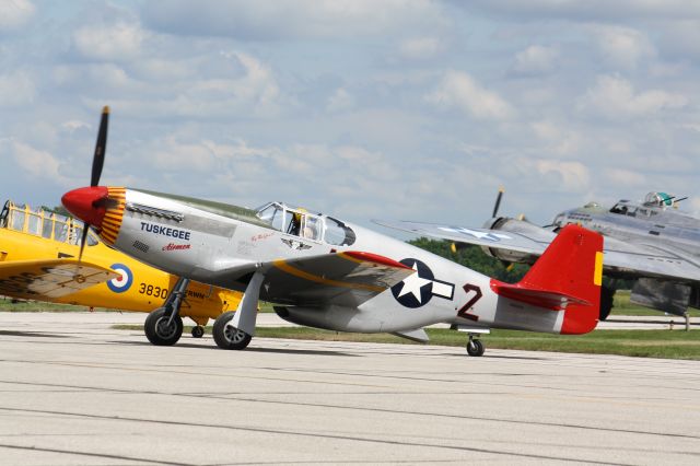 North American P-51 Mustang — - Red Tails P-51 Mustang Great Lakes Airshow June 30,2013