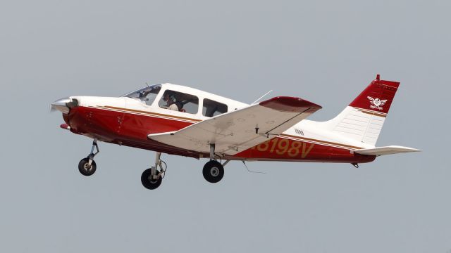 Piper Cherokee (N8198V) - A Piper PA-28 climbs out from 27/9 at KVPZ..5/2/2020