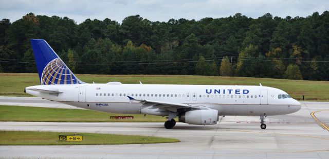 Airbus A320 (N494UA) - Off to DEN, 10/7/17.