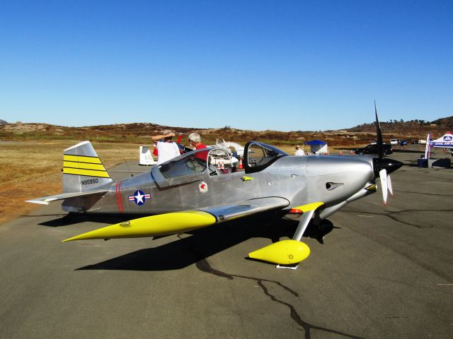 Vans RV-6 (N95950) - On display at Ramona