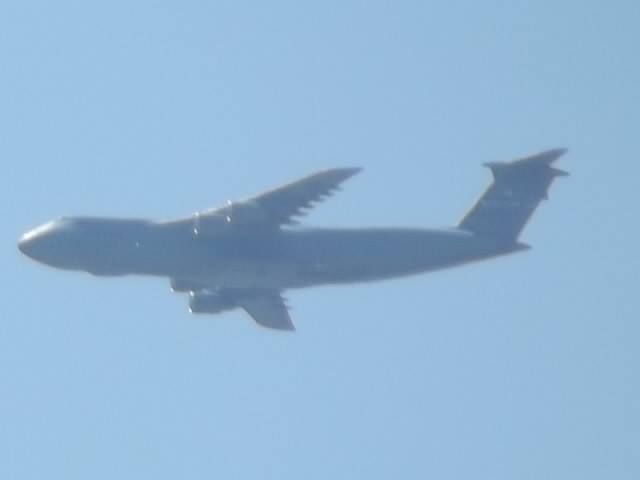 Lockheed C-5 Galaxy — - A C5 Galaxy flying over my house extremely low a couple years ago.