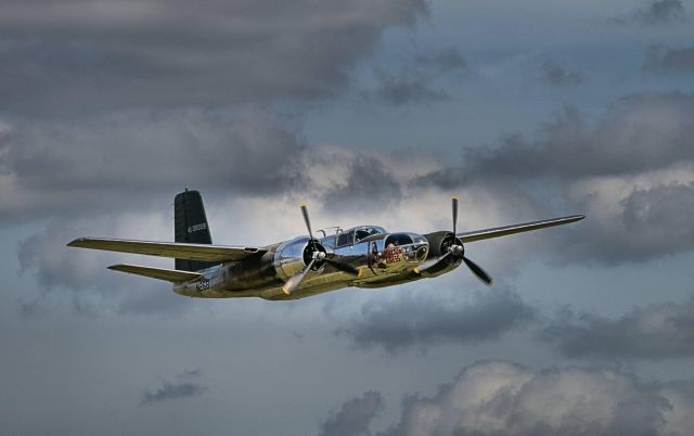 N26BP — - A26 Invader Miss MillionAiress proudly taking to the European skies once again…
