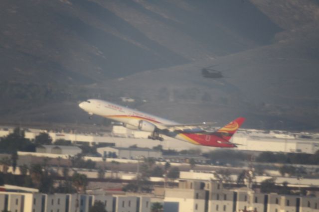 Boeing 787-9 Dreamliner (B-207J) - DEPARTURE 27 MMTJbr /SZX - MMMX - MMTJ - SZXbr /USAF CHINOOK AT THE BACK