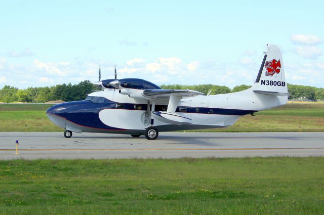 FRAKES Turbo Mallard (N380GB) - 1948 Grumman G-73T at Pease