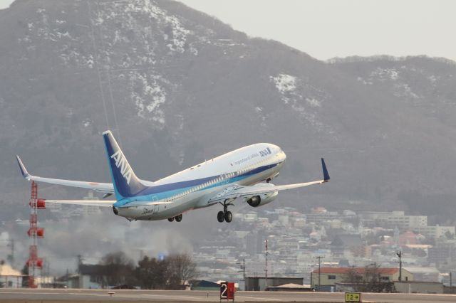 Boeing 737-800 (JA64AN) - 22 March 2016:HKD-HND.