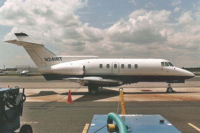 Hawker 800 (N241RT) - Parked on the Long Island Jet Center ramp in May-06.br /br /Registration cancelled 13-Aug-14.