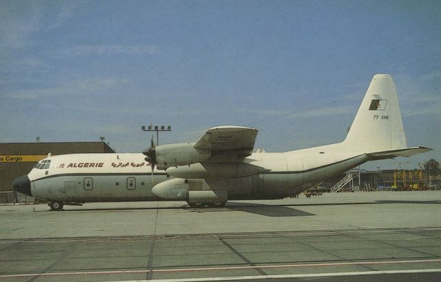 Lockheed C-130 Hercules (7T-VHK) - SCANNED FROM POSTCARDbr /ALGIERE