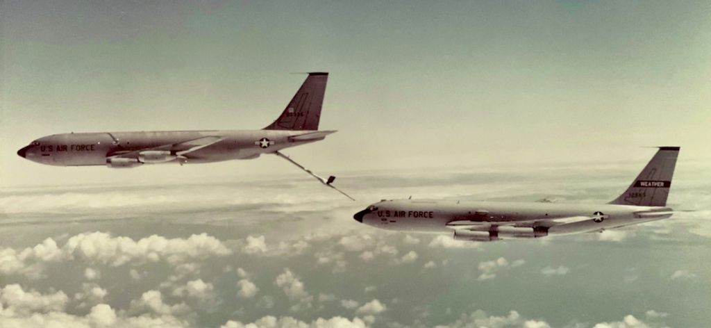 N12665 — - Inflight air refueling during operational mission in support of Nuclear Test Ban Treaty Safeguard D  October 1979