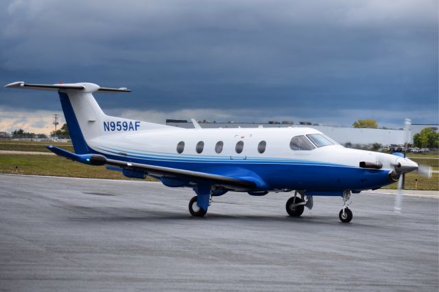 Pilatus PC-12 (N959AF) - 2008 Pilatus PC-12/47E operated by PlaneSense (Cobalt Air) arriving into the Buffalo Niagara International Airport (BUF) from Portsmouth International Airport (PSM)