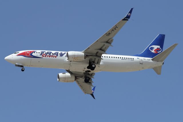 Boeing 737-800 (OK-TVT) - 03/07/2021:  Flight from Rhodes (RHO), Greece, on landing path to runway 30.