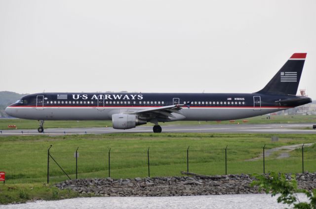 Airbus A321 (N180US) - Seen at KDCA on 5/8/2009.