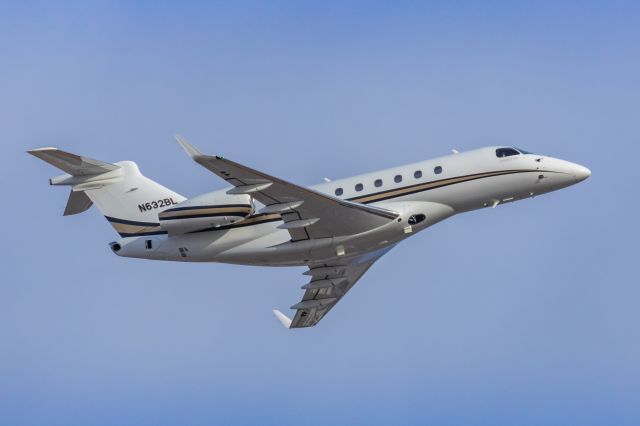 Embraer Legacy 550 (N632BL) - A Embraer Legacy 550 taking off from PHX on 2/13/23, the busiest day in PHX history, during the Super Bowl rush. Taken with a Canon R7 and Canon EF 100-400 II L lens.