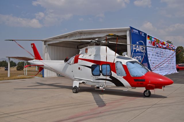 XC-HHO — - AugustaWestland AW-109SP Grand New XC-HHO MSN 22321 of Mexican Government  (Conagua - National Agency for the Water) on display during the open day in trade show "FAMEX 2019" at Santa Lucia AB (04/2019).