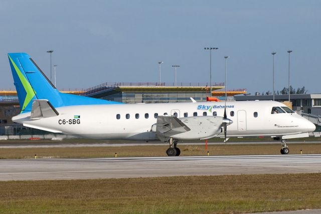 C6-SBG — - Sky Bahamas Saab 340 in Nassau,Bahamas