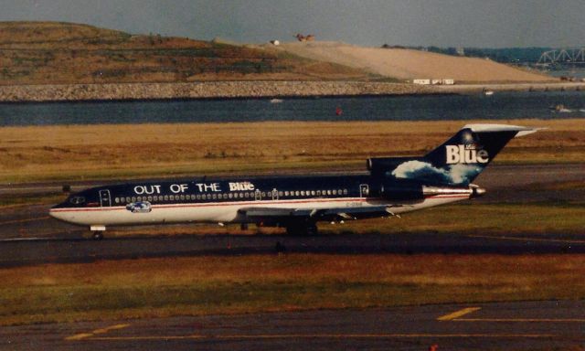 BOEING 727-200 (C-GSHI) - From July 1998, Out of the Blue was chartering the Toronto Blue Jays baseball to to Boston to play the Red Sox. Plane previously also as Sporthawk.