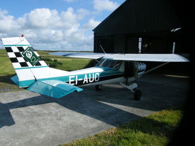 EI-AUO — - EI-ASU CESSNA FA 150K CN 0074 BUILT IN 1970 PREIOUSLY OWNED BY KERRY AERO CLUB WITH 75TH AER LINGUS MARKS ON TAIL SEEN AT SPANISH POINT AIRIELD AS PART OF 20TH ANNIVERSARY FLY IN ON SAT 11 AND SUN 12TH JUNE