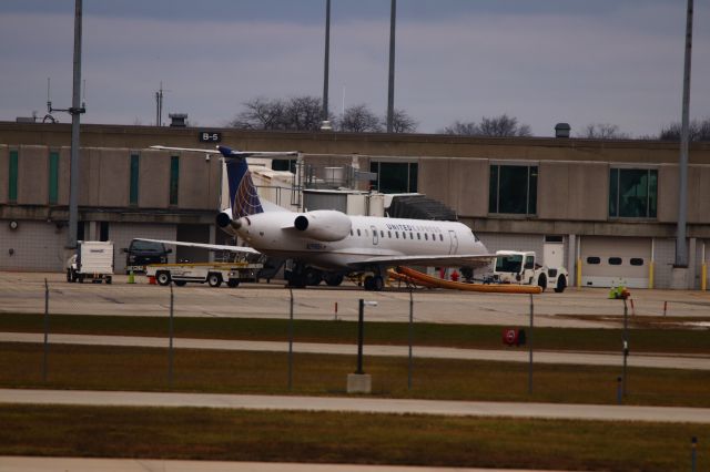 Embraer ERJ-145 (N29906) - Was at observation area looking for Snowy Owls. Nothing but these steel winged birds