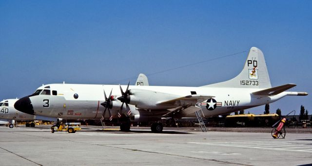 POE03 — - "Preflight" PD-03 VP-9 Hangar 3 ramp NAS Moffett Field Sunnyvale, California prior to Deplyment Kadena Okinawa, Japan 1975