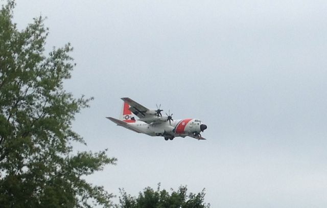 Lockheed C-130 Hercules — - On approach to Newport News Williamsburg International Airport