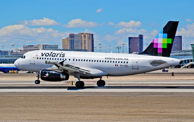 Airbus A319 (XA-VOE) - Volaris Airbus A319-133 XA-VOE (cn 3069)"Eduardo"  Las Vegas - McCarran International (LAS / KLAS) USA - Nevada, May 11, 2011 Photo: Tomás Del Coro