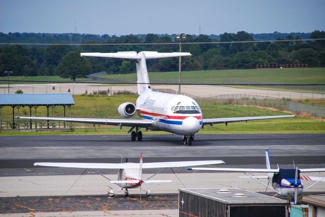 Douglas DC-9-10 (N785TW) - A classic DC-9 visiting Greenville, SC!  I first photographed this plane almost 12 years ago at this same airport.