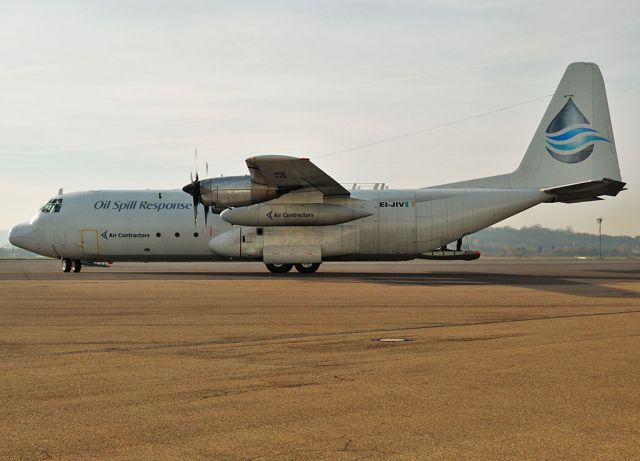 Lockheed C-130 Hercules (EI-JIV) - Air Contractors - Lockheed L-100-30 Hercules (L-382G) C/N 382-4673 - EI-JIV - taxiing out to runway 27 at Saarbrucken Airport (EDDR/SCN) - 2011-11-24.