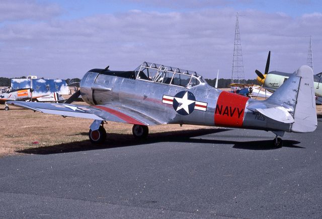 VH-HAJ — - NORTH AMERICAN AT-6G TEXAN - REG VH-HAJ (CN 168-290) - BALLARAT AIRPORT VIC. AUSTRALIA - YBLT 16/2/1985