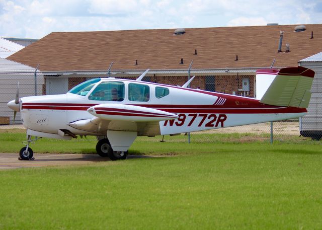 Beechcraft 35 Bonanza (N9772R) - At Shreveport Regional.