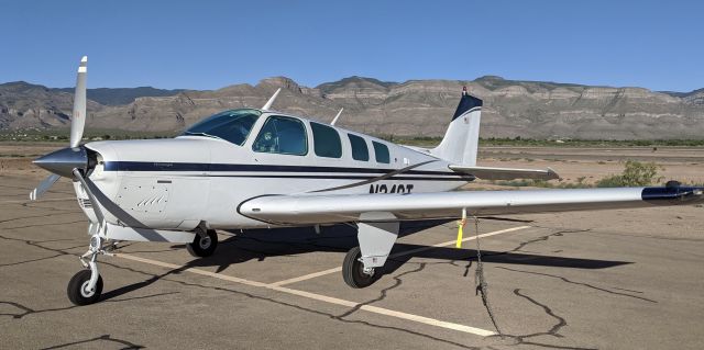 Beechcraft Bonanza (36) (N348T) - Landed White Sands NM