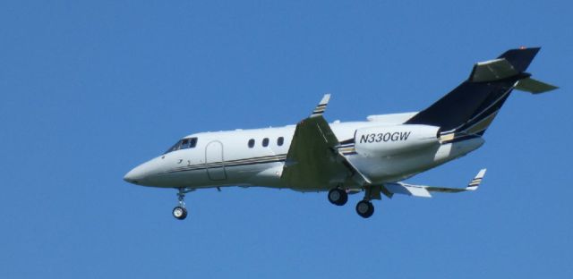 Hawker 800 (N330GW) - This 2007 Hawker 900XP in the Spring of 2025 is about to touch down.