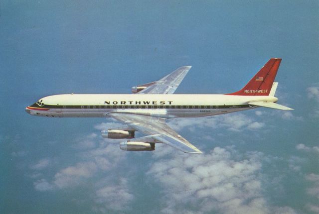 McDonnell Douglas Jet Trader (N803US) - scanned from postcard