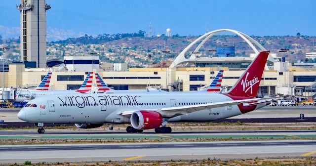 Boeing 787-9 Dreamliner (G-VNEW) - G-VNEW Virgin Atlantic Airways Boeing 787-9 Dreamliner s/n 40956/218 "Birthday Girl" - Los Angeles International Airport (IATA: LAX, ICAO: KLAX, FAA LID: LAX)br /Photo: TDelCorobr /September 3, 2017