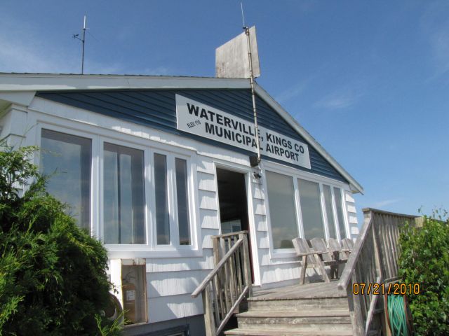 — — - Terminal at Waterville Kings County Municipal Airport Nova Scotia////July 21/2010
