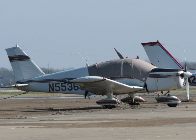 Piper Cherokee (N5536U) - Parked at the Monroe,Louisiana airport.