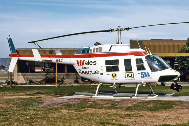 VH-BJX — - BELL 402L-1 LONGRANGER II - REG : VH-BJX (CN 45337) - ADELAIDE INTERNATIONAL AIRPORT SA. AUSTRALIA - YPAD 2/8/1982