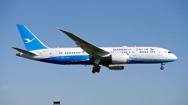 Boeing 787-8 (B-2760) - BOE682 on final to Rwy 16R to complete its B1 flight on 3/4/15. (ln 270 / cn 41540).