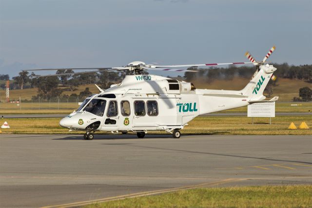 BELL-AGUSTA AB-139 (VH-TJO) - Helicorp/Toll Helicopters (VH-TJO) Agustawestland AW139 at Wagga Wagga Airport.