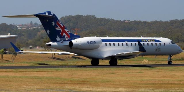 Bombardier Global Express (M-ATAR) - 27 Oct 2014br /Clive Palmers Bombardier departing for Maroochydore (YBSU)