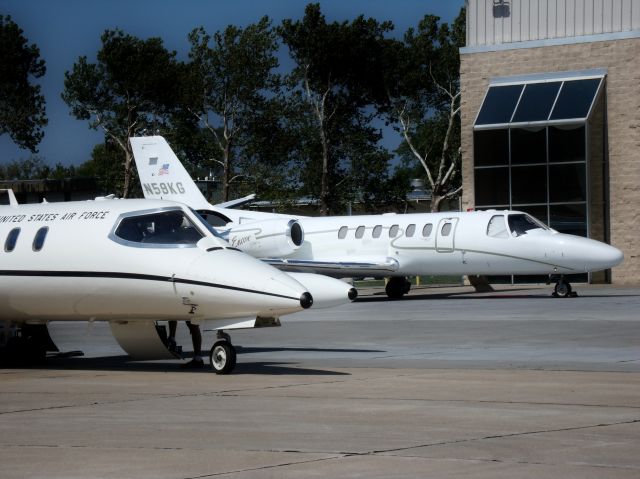 Cessna Citation X (N59KG) - Sitting on the ramp next to our Lear 35. Rating is important to me so if you would rate my pictures, that would be great!