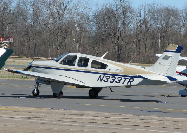 Beechcraft 35 Bonanza (N333TR) - Parked at the Downtown Shreveport airport.