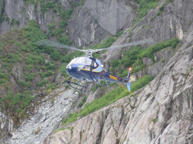 N394NS — - Landing on Mendenhall Glacier