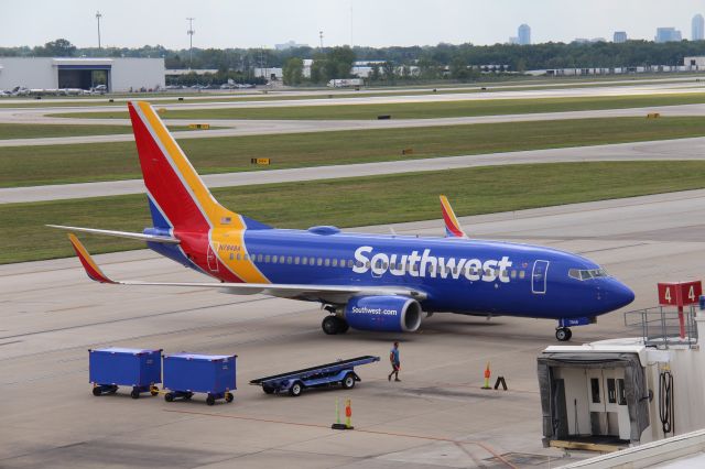 Boeing 737-700 (N7848A) - Flight 2400 from MDW (August 21st, 2019) 