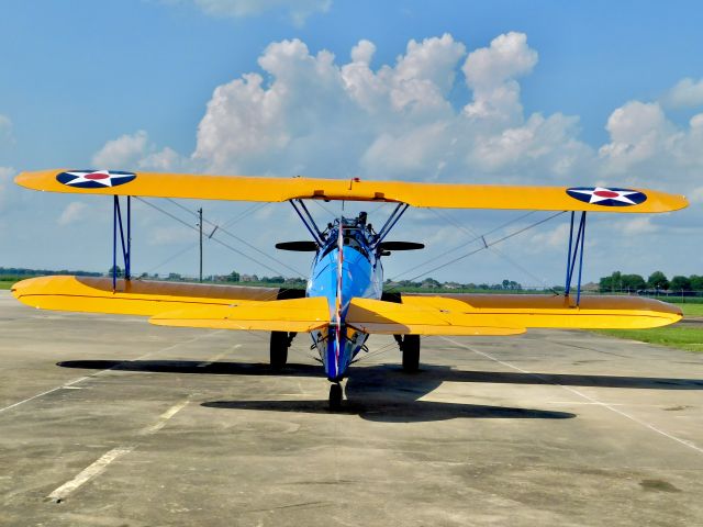 Boeing PT-17 Kaydet (N5178N) - This beautiful warbird at Cleveland Municipal Airport 