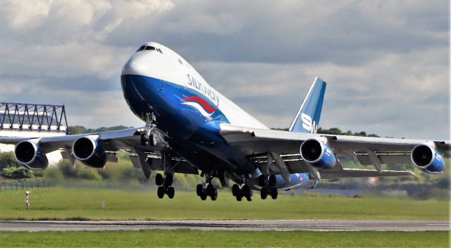 Boeing 747-400 (4KSW008) - silkway b747-4r7f 4k-sw008 dep shannon 16/5/20.