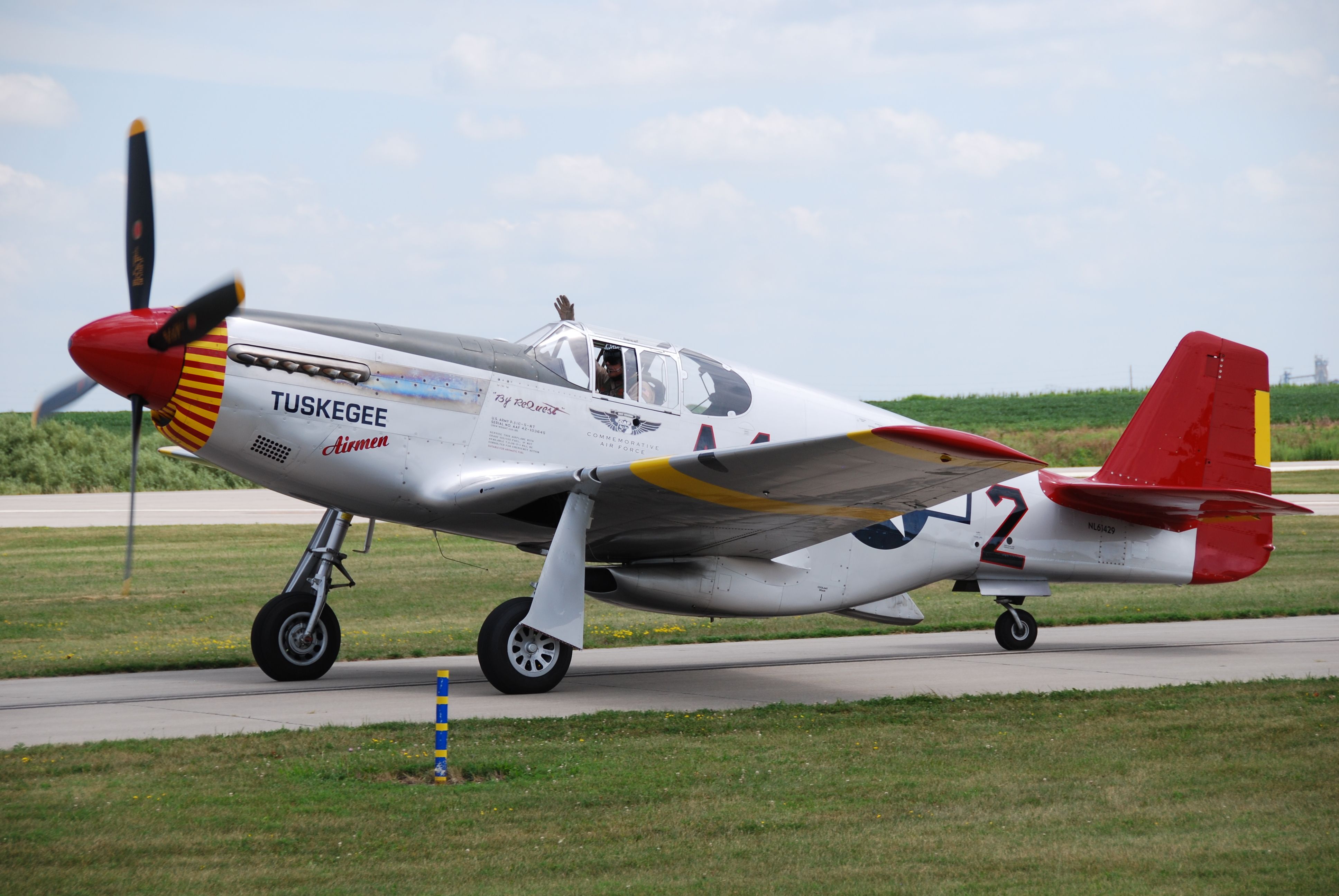 SAI61429 — - Returning from it's routine at Fly Iowa 2019.