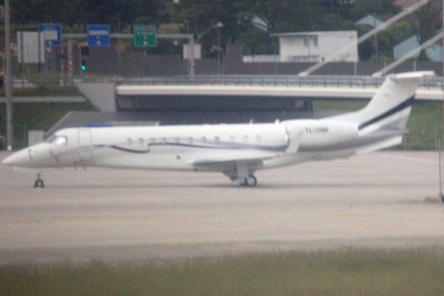 Embraer Legacy 600/650 (YL-ONR) - Union Aviation Legacy 650 parked on the East Ramp on 26-May-24.